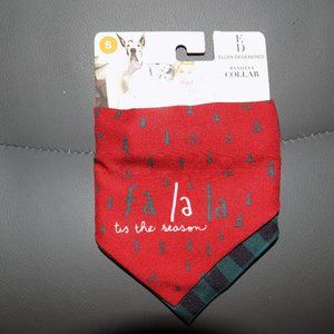 ELLEN DEGENERES BANDANA COLLAR FA LA LA TIS THE